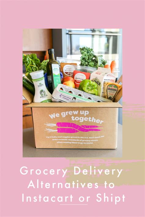 who delivers groceries besides instacart.